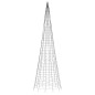 vidaXL LED-Weihnachtsbaum für Fahnenmast 1534 LEDs Mehrfarbig 500 cm vidaXL LED-Weihnachtsbaum für Fahnenmast 1534 LEDs Mehrfarbig 500 cm