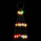 vidaXL LED-Weihnachtsbaum für Fahnenmast 1534 LEDs Mehrfarbig 500 cm vidaXL LED-Weihnachtsbaum für Fahnenmast 1534 LEDs Mehrfarbig 500 cm