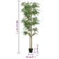 vidaXL Bambusbaum Künstlich 1520 Blätter 200 cm Grün vidaXL Bambusbaum Künstlich 1520 Blätter 200 cm Grün