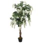 vidaXL Glyzinienbaum Künstlich 560 Blätter 80 cm Grün und Weiß vidaXL Glyzinienbaum Künstlich 560 Blätter 80 cm Grün und Weiß