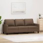 vidaXL 3-Sitzer-Sofa Braun 180 cm Stoff vidaXL 3-Sitzer-Sofa Braun 180 cm Stoff
