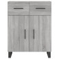 vidaXL Highboard Grau Sonoma 69,5x34x180 cm Holzwerkstoff vidaXL Highboard Grau Sonoma 69,5x34x180 cm Holzwerkstoff