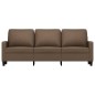 vidaXL 3-Sitzer-Sofa Braun 180 cm Stoff vidaXL 3-Sitzer-Sofa Braun 180 cm Stoff
