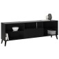 FMD TV-Schrank 153,5x31,7x52 cm Schwarz FMD TV-Schrank 153,5x31,7x52 cm Schwarz