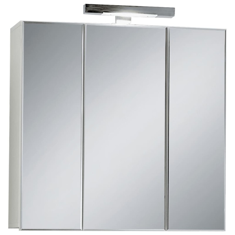 FMD Spiegelschrank 70x19x67,6 cm Weiß FMD Spiegelschrank 70x19x67,6 cm Weiß