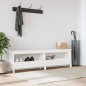 vidaXL Flurbank Weiß 160x28x45 cm Massivholz Kiefer vidaXL Flurbank Weiß 160x28x45 cm Massivholz Kiefer