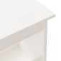 vidaXL Flurbank Weiß 160x28x45 cm Massivholz Kiefer vidaXL Flurbank Weiß 160x28x45 cm Massivholz Kiefer