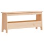 vidaXL Flurbank 100x28x45 cm Massivholz Kiefer vidaXL Flurbank 100x28x45 cm Massivholz Kiefer