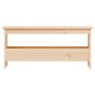 vidaXL Flurbank 100x28x45 cm Massivholz Kiefer vidaXL Flurbank 100x28x45 cm Massivholz Kiefer