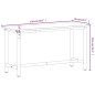 vidaXL Werkbank 150x55x81,5 cm Massivholz Buche und Metall vidaXL Werkbank 150x55x81,5 cm Massivholz Buche und Metall