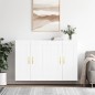 vidaXL Wandschränke 2 Stk. Weiß Holzwerkstoff vidaXL Wandschränke 2 Stk. Weiß Holzwerkstoff