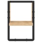vidaXL Wandregal mit Stange Sonoma-Eiche 20x25x30 cm vidaXL Wandregal mit Stange Sonoma-Eiche 20x25x30 cm