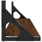 vidaXL Wandregale 2 Stk. Braun Eichen-Optik 60x15x15,5 cm vidaXL Wandregale 2 Stk. Braun Eichen-Optik 60x15x15,5 cm