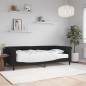 vidaXL Tagesbett mit Matratze Schwarz 100x200 cm Samt vidaXL Tagesbett mit Matratze Schwarz 100x200 cm Samt