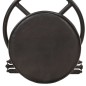 vidaXL Barhocker 2 Stk. Schwarz Echtes Ziegenleder vidaXL Barhocker 2 Stk. Schwarz Echtes Ziegenleder