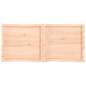 vidaXL Tischplatte 140x60x6 cm Massivholz Eiche Unbehandelt Baumkante vidaXL Tischplatte 140x60x6 cm Massivholz Eiche Unbehandelt Baumkante