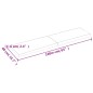 vidaXL Tischplatte 160x40x6 cm Massivholz Eiche Unbehandelt Baumkante vidaXL Tischplatte 160x40x6 cm Massivholz Eiche Unbehandelt Baumkante
