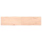 vidaXL Tischplatte 180x40x4 cm Massivholz Eiche Unbehandelt Baumkante vidaXL Tischplatte 180x40x4 cm Massivholz Eiche Unbehandelt Baumkante