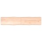 vidaXL Tischplatte 200x40x6 cm Massivholz Eiche Unbehandelt Baumkante vidaXL Tischplatte 200x40x6 cm Massivholz Eiche Unbehandelt Baumkante