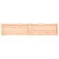 vidaXL Tischplatte 200x40x6 cm Massivholz Eiche Unbehandelt Baumkante vidaXL Tischplatte 200x40x6 cm Massivholz Eiche Unbehandelt Baumkante