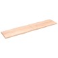 vidaXL Tischplatte 220x50x4 cm Massivholz Eiche Unbehandelt Baumkante vidaXL Tischplatte 220x50x4 cm Massivholz Eiche Unbehandelt Baumkante