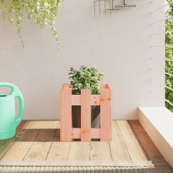 vidaXL Pflanzkübel Lattenzaun-Design 30x30x30 cm Massivholz Douglasie