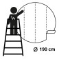 WallArt Fototapete The Night Watch Rund 190 cm WallArt Fototapete The Night Watch Rund 190 cm