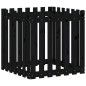vidaXL Pflanzkübel Lattenzaun-Design Schwarz 70x70x70 cm Kiefernholz vidaXL Pflanzkübel Lattenzaun-Design Schwarz 70x70x70 cm Kiefernholz