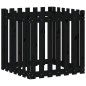 vidaXL Pflanzkübel Lattenzaun-Design Schwarz 70x70x70 cm Kiefernholz vidaXL Pflanzkübel Lattenzaun-Design Schwarz 70x70x70 cm Kiefernholz