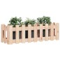 vidaXL Hochbeet Lattenzaun-Design 100x30x30 cm Massivholz Kiefer vidaXL Hochbeet Lattenzaun-Design 100x30x30 cm Massivholz Kiefer