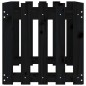 vidaXL Hochbeet Latten-Design Schwarz 100x50x50 cm Massivholz Kiefer vidaXL Hochbeet Latten-Design Schwarz 100x50x50 cm Massivholz Kiefer