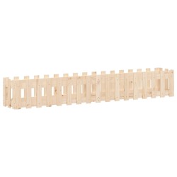 vidaXL Hochbeet Lattenzaun-Design 200x30x30 cm Massivholz Kiefer