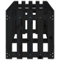 vidaXL Hochbeet Latten-Design Schwarz 200x50x50 cm Massivholz Kiefer vidaXL Hochbeet Latten-Design Schwarz 200x50x50 cm Massivholz Kiefer
