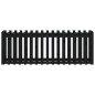 vidaXL Hochbeet Latten-Design Schwarz 200x50x70 cm Massivholz Kiefer vidaXL Hochbeet Latten-Design Schwarz 200x50x70 cm Massivholz Kiefer
