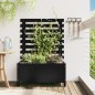 vidaXL Pflanzkübel Rankhilfe Schwarz 79x39,5x114 cm Massivholz Kiefer vidaXL Pflanzkübel Rankhilfe Schwarz 79x39,5x114 cm Massivholz Kiefer
