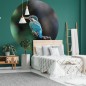 WallArt Fototapete The Kingfisher Rund 190 cm WallArt Fototapete The Kingfisher Rund 190 cm