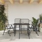 vidaXL 5-tlg. Garten-Essgruppe Anthrazit Streckgitter vidaXL 5-tlg. Garten-Essgruppe Anthrazit Streckgitter