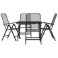 vidaXL 5-tlg. Garten-Essgruppe Anthrazit Streckgitter vidaXL 5-tlg. Garten-Essgruppe Anthrazit Streckgitter