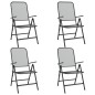 vidaXL 5-tlg. Garten-Essgruppe Anthrazit Streckgitter vidaXL 5-tlg. Garten-Essgruppe Anthrazit Streckgitter