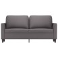 vidaXL 2-Sitzer-Sofa Grau 140 cm Kunstleder vidaXL 2-Sitzer-Sofa Grau 140 cm Kunstleder