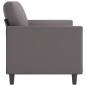 vidaXL 2-Sitzer-Sofa Grau 140 cm Kunstleder vidaXL 2-Sitzer-Sofa Grau 140 cm Kunstleder