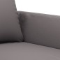 vidaXL 2-Sitzer-Sofa Grau 140 cm Kunstleder vidaXL 2-Sitzer-Sofa Grau 140 cm Kunstleder