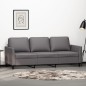 vidaXL 3-Sitzer-Sofa Grau 180 cm Kunstleder vidaXL 3-Sitzer-Sofa Grau 180 cm Kunstleder