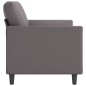 vidaXL 3-Sitzer-Sofa Grau 180 cm Kunstleder vidaXL 3-Sitzer-Sofa Grau 180 cm Kunstleder