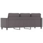 vidaXL 3-Sitzer-Sofa Grau 180 cm Kunstleder vidaXL 3-Sitzer-Sofa Grau 180 cm Kunstleder