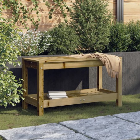 vidaXL Gartenbank 82,5x35x45 cm Imprägniertes Kiefernholz