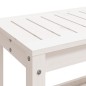 vidaXL Gartenbank Weiß 108x35x45 cm Massivholz Kiefer vidaXL Gartenbank Weiß 108x35x45 cm Massivholz Kiefer