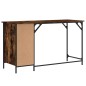 vidaXL Computertisch Räuchereiche 131x48x75 cm Holzwerkstoff vidaXL Computertisch Räuchereiche 131x48x75 cm Holzwerkstoff