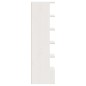 vidaXL Schuhregal Weiß 28x30x104 cm Massivholz Kiefer vidaXL Schuhregal Weiß 28x30x104 cm Massivholz Kiefer