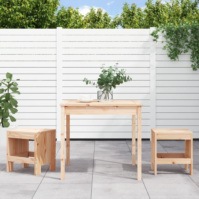 vidaXL 3-tlg. Garten-Bistro-Set Massivholz Kiefer vidaXL 3-tlg. Garten-Bistro-Set Massivholz Kiefer